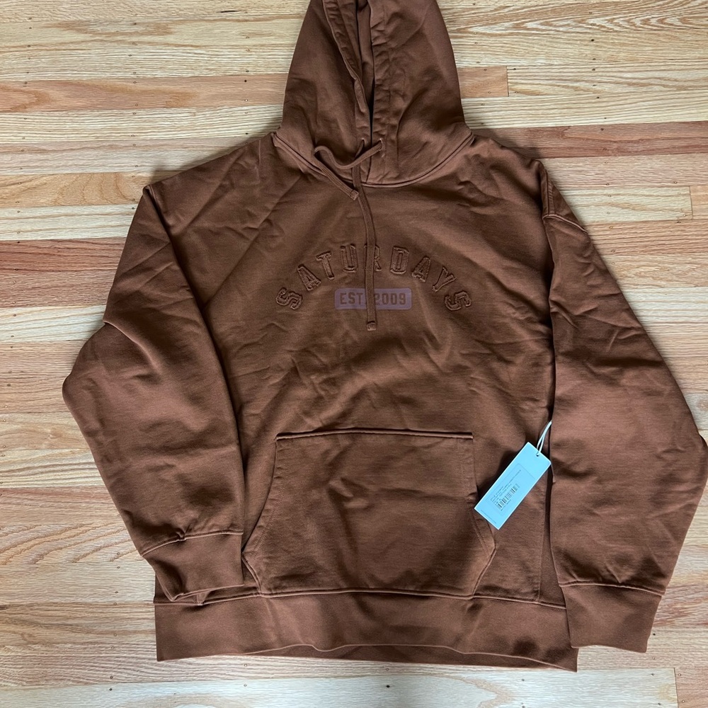 Saturdays New York City Brown Sweatshirt Luxurious Finish